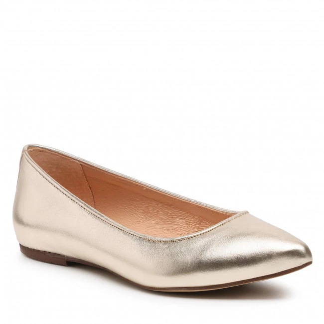 Chaussures Basses Ballerines R.Polański - 0727 Or Or 1 Chaussures Basses Ballerines R.Polański - 0727 Or Or