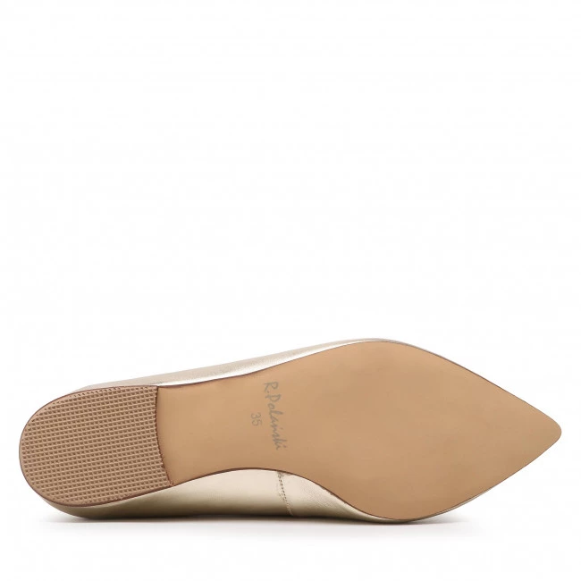Chaussures Basses Ballerines R.Polański - 0727 Or Or 4 Chaussures Basses Ballerines R.Polański - 0727 Or Or – Image 4