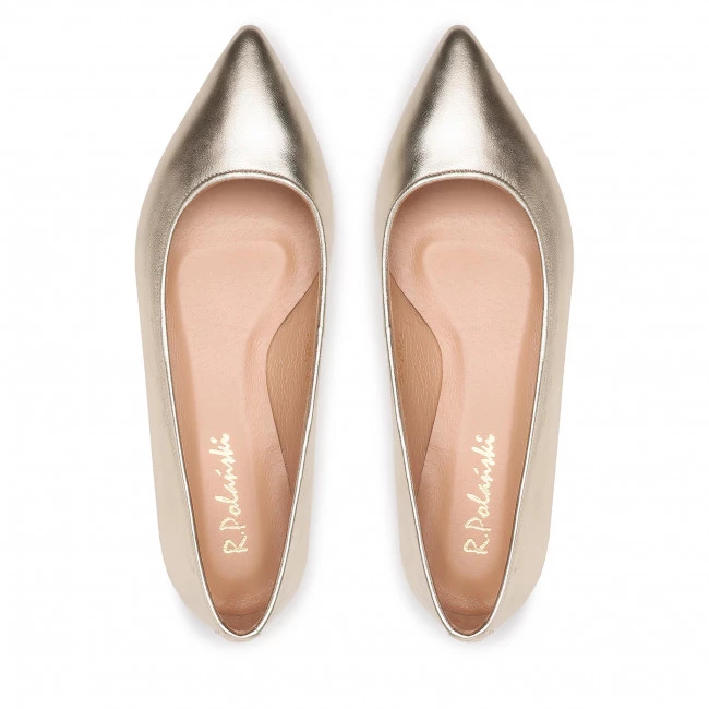 Chaussures Basses Ballerines R.Polański - 0727 Or Or 6 Chaussures Basses Ballerines R.Polański - 0727 Or Or – Image 6