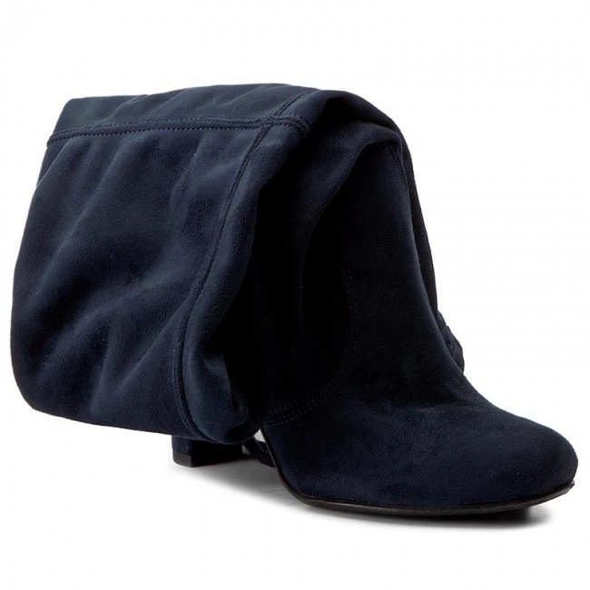 R.Polański Bottes Et Autres Cuissardes R.POLAŃSKI - 0761 Granat Zamsz Bleu Marine 3 R.Polański Bottes Et Autres Cuissardes R.POLAŃSKI - 0761 Granat Zamsz Bleu Marine – Image 3