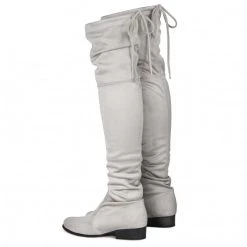 R.Polański Bottes Et Autres Cuissardes R.POLAŃSKI - 0794 Szary Zamsz Gris -R.Polański Soldes Magasin 0000197621422 2