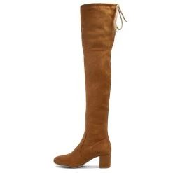 R.Polański Bottes Et Autres Cuissardes R.POLAŃSKI - 0802 Rudy Zamsz Marron -R.Polański Soldes Magasin 0000197679034 muszkieterki r.pola ski 0802 rudy anp 04