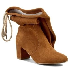 R.Polański Bottes Et Autres Cuissardes R.POLAŃSKI - 0802 Rudy Zamsz Marron -R.Polański Soldes Magasin 0000197679034 muszkieterki r.pola ski 0802 rudy anp 07