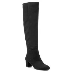 R.Polański Bottes Et Autres Cuissardes R.POLAŃSKI - 0803 Czarny Zamsz Noir