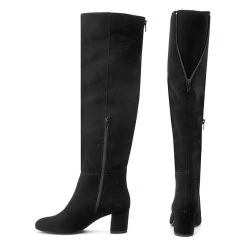 R.Polański Bottes Et Autres Cuissardes R.POLAŃSKI - 0803 Czarny Zamsz Noir -R.Polański Soldes Magasin 0000197685615 polbut 803 czarny zamsz ab 4 kopia