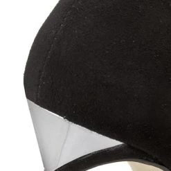 R.Polański Chaussures Basses Talons Aiguilles R.POLAŃSKI - 0808 Czarny Zamsz Noir -R.Polański Soldes Magasin 0000197759866 polbut 808 czarny anp 04