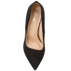 R.Polański Chaussures Basses Talons Aiguilles R.POLAŃSKI - 0808 Czarny Zamsz Noir -R.Polański Soldes Magasin 0000197759866 polbut 808 czarny anp 06