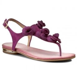 R.Polański Mules Et Sandales Sandales R.POLAŃSKI - 0830 Fuksja Zamsz Violet