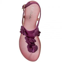 R.Polański Mules Et Sandales Sandales R.POLAŃSKI - 0830 Fuksja Zamsz Violet -R.Polański Soldes Magasin 0000198704155 polbut 830 fuksja zamsz anp 06