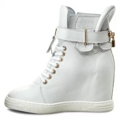 R.Polański Chaussures Basses Sneakers R.POLAŃSKI - 0832 Biały Lico Blanc -R.Polański Soldes Magasin 0000198750626 polbut 832 bia y lico anp 04