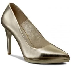 R.Polański Chaussures Basses Talons Aiguilles R.POLAŃSKI - 0847 Złoty Lico Or