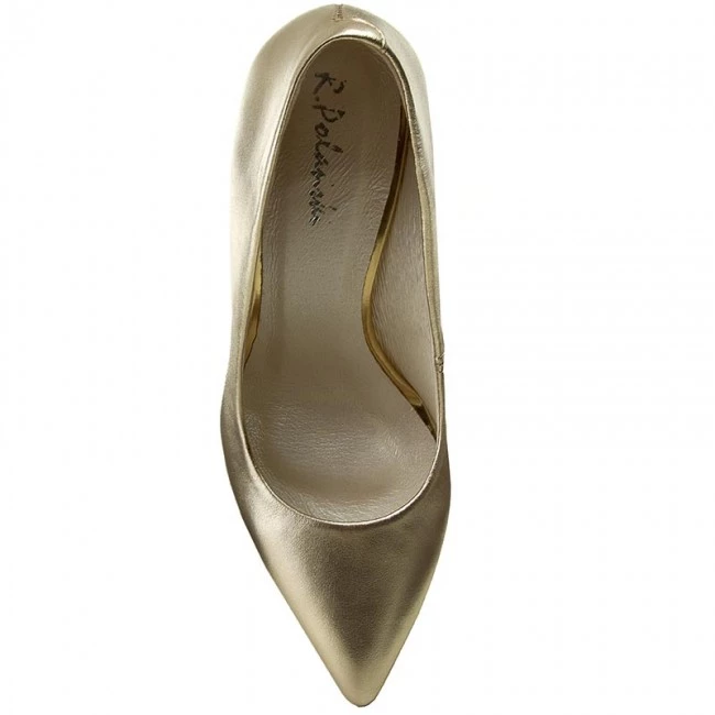 R.Polański Chaussures Basses Talons Aiguilles R.POLAŃSKI - 0847 Złoty Lico Or 5 R.Polański Chaussures Basses Talons Aiguilles R.POLAŃSKI - 0847 Złoty Lico Or – Image 5