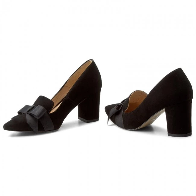 R.Polański Chaussures Basses R.POLAŃSKI - 0859 Czarny Zamsz Noir 2 R.Polański Chaussures Basses R.POLAŃSKI - 0859 Czarny Zamsz Noir – Image 2