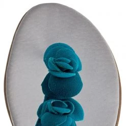 R.Polański Mules Et Sandales Sandales R.POLAŃSKI - 0830 Turkus Zamsz Bleu -R.Polański Soldes Magasin 0000199723933 6 jf