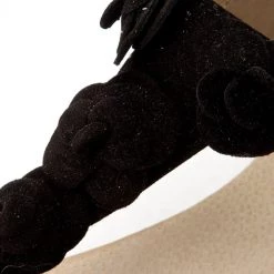 R.Polański Mules Et Sandales Sandales R.POLAŃSKI - 0830 Czarny Zamsz Noir -R.Polański Soldes Magasin 0000199728679 4 ab