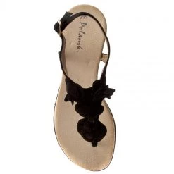 R.Polański Mules Et Sandales Sandales R.POLAŃSKI - 0830 Czarny Zamsz Noir -R.Polański Soldes Magasin 0000199728679 5 ab