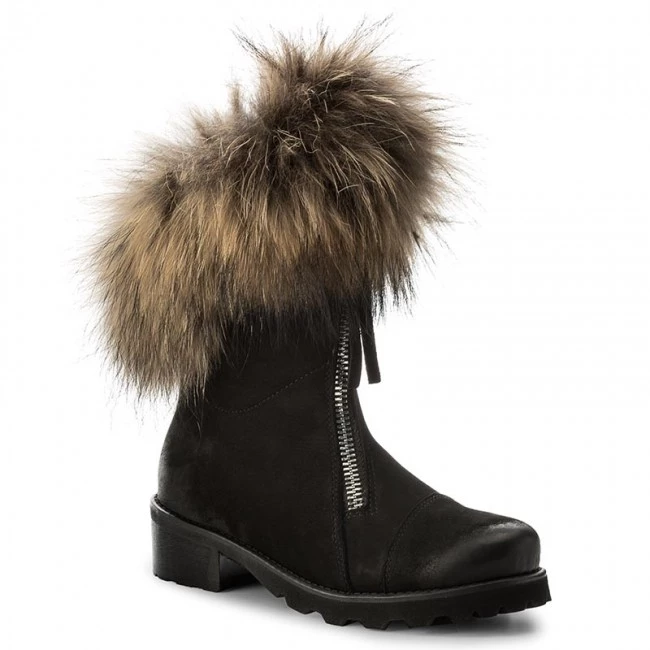 R.Polański Bottes Et Autres Bottines R.POLAŃSKI - 891/K Czarny-Nubuk Noir 1 R.Polański Bottes Et Autres Bottines R.POLAŃSKI - 891/K Czarny-Nubuk Noir