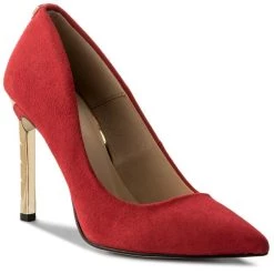 R.Polański Chaussures Basses Talons Aiguilles R.POLAŃSKI - 0808 Czerwony Zamsz Rouge