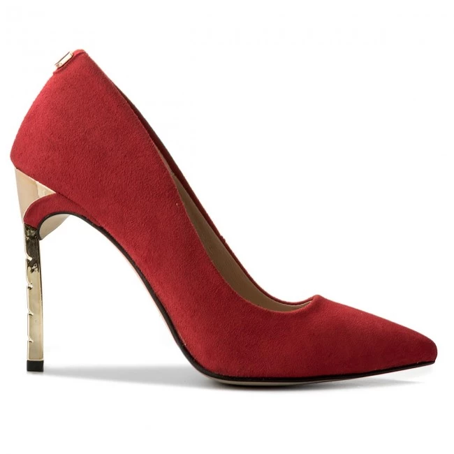 R.Polański Chaussures Basses Talons Aiguilles R.POLAŃSKI - 0808 Czerwony Zamsz Rouge 6 R.Polański Chaussures Basses Talons Aiguilles R.POLAŃSKI - 0808 Czerwony Zamsz Rouge – Image 6