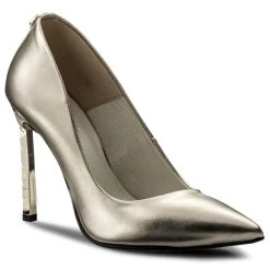 R.Polański Chaussures Basses Talons Aiguilles R.POLAŃSKI - 0808 Złoty Lico Or