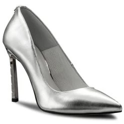 R.Polański Chaussures Basses Talons Aiguilles R.POLAŃSKI - 0808 Srebrny Lico Argent