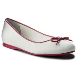 R.Polański Chaussures Basses Ballerines R.POLAŃSKI - 0907 Biały Kryształ Fuksja Blanc