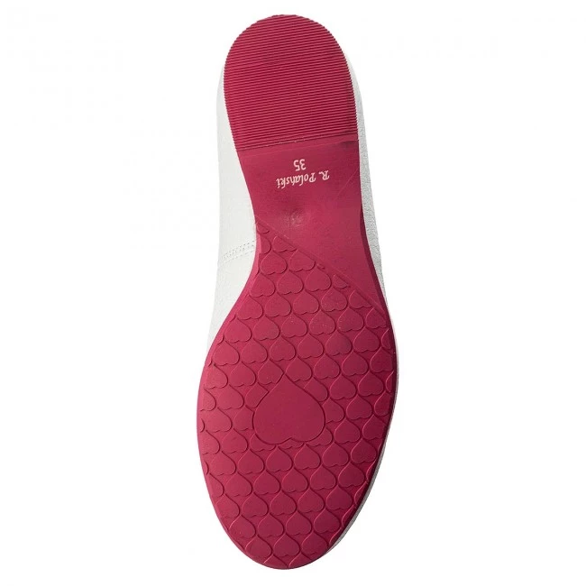 R.Polański Chaussures Basses Ballerines R.POLAŃSKI - 0907 Biały Kryształ Fuksja Blanc 6 R.Polański Chaussures Basses Ballerines R.POLAŃSKI - 0907 Biały Kryształ Fuksja Blanc – Image 6
