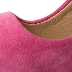 R.Polański Chaussures Basses Talons Aiguilles R.POLAŃSKI - 0808 Magnolia Zamsz Rose -R.Polański Soldes Magasin 0000200446356 06 de