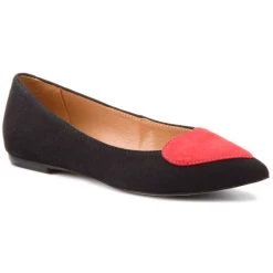 R.Polański Chaussures Basses Ballerines R.POLAŃSKI - 0912 Czarny Zamsz Noir