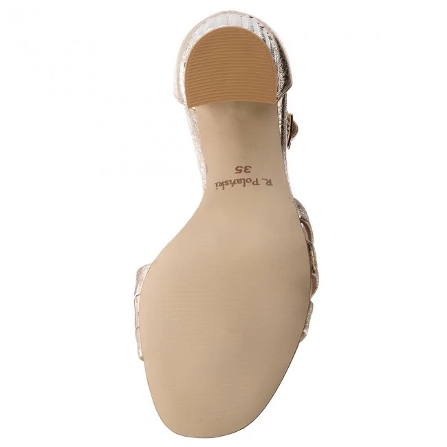 R.Polański Mules Et Sandales Sandales R.POLAŃSKI - 0931 Złoty Kryształ Or 6 R.Polański Mules Et Sandales Sandales R.POLAŃSKI - 0931 Złoty Kryształ Or – Image 6