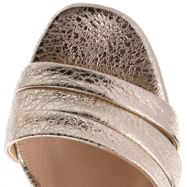 R.Polański Mules Et Sandales Sandales R.POLAŃSKI - 0931 Złoty Kryształ Or 4 R.Polański Mules Et Sandales Sandales R.POLAŃSKI - 0931 Złoty Kryształ Or – Image 4