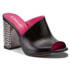 R.Polański Mules Et Sandales Mules / Sandales De Bain R.POLAŃSKI - 0936 Czarny Lico Noir