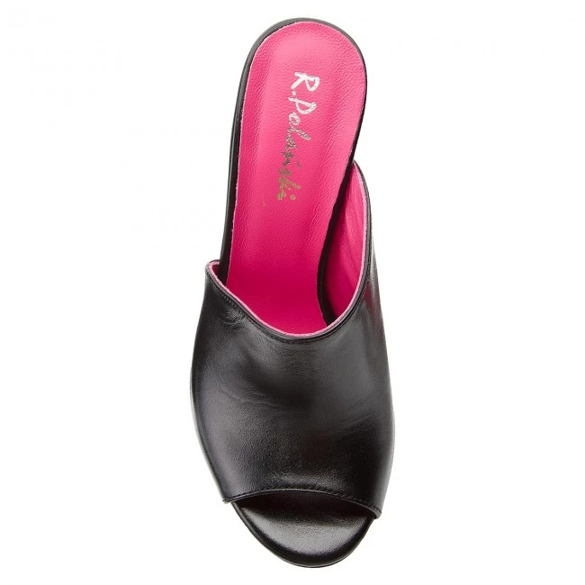 R.Polański Mules Et Sandales Mules / Sandales De Bain R.POLAŃSKI - 0936 Czarny Lico Noir 5 R.Polański Mules Et Sandales Mules / Sandales De Bain R.POLAŃSKI - 0936 Czarny Lico Noir – Image 5