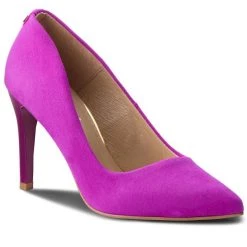 R.Polański Chaussures Basses Talons Aiguilles R.POLAŃSKI - 0760/A Fuksja Zamsz Violet