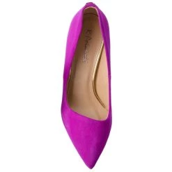 R.Polański Chaussures Basses Talons Aiguilles R.POLAŃSKI - 0760/A Fuksja Zamsz Violet -R.Polański Soldes Magasin 0000200579245 04 kt