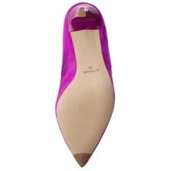 R.Polański Chaussures Basses Talons Aiguilles R.POLAŃSKI - 0760/A Fuksja Zamsz Violet -R.Polański Soldes Magasin 0000200579245 05 kt