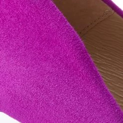 R.Polański Chaussures Basses Talons Aiguilles R.POLAŃSKI - 0760/A Fuksja Zamsz Violet -R.Polański Soldes Magasin 0000200579245 06 kt