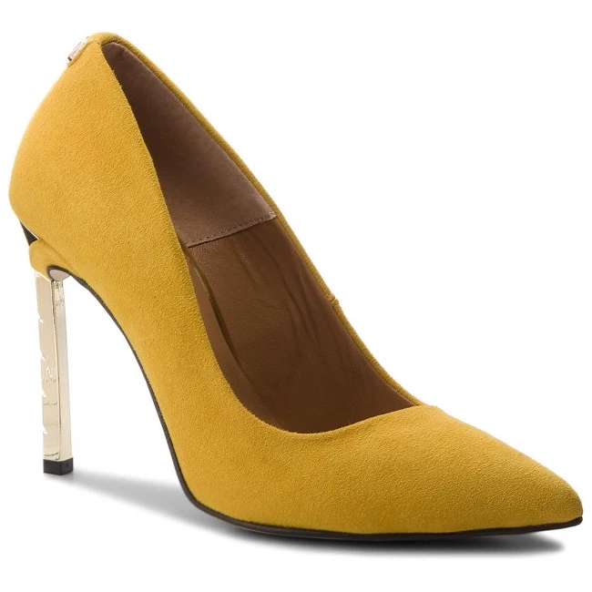 R.Polański Chaussures Basses Talons Aiguilles R.POLAŃSKI - 0808 Żółty Zamsz Jaune 1 R.Polański Chaussures Basses Talons Aiguilles R.POLAŃSKI - 0808 Żółty Zamsz Jaune