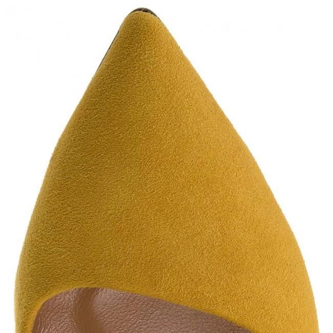 R.Polański Chaussures Basses Talons Aiguilles R.POLAŃSKI - 0808 Żółty Zamsz Jaune 4 R.Polański Chaussures Basses Talons Aiguilles R.POLAŃSKI - 0808 Żółty Zamsz Jaune – Image 4