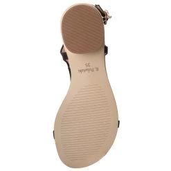 R.Polański Mules Et Sandales Sandales R.POLAŃSKI - 0939 Czarny Zamsz Noir -R.Polański Soldes Magasin 0000200614526 05 de