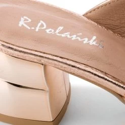 R.Polański Mules Et Sandales Mules / Sandales De Bain R.POLAŃSKI - 0940 Szampański Kryształ Rose -R.Polański Soldes Magasin 0000200648996 06 kch