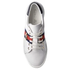 R.Polański Chaussures Basses Sneakers R.POLAŃSKI - 0961 Biały Lico Blanc -R.Polański Soldes Magasin 0000200771243 04 jf