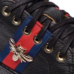 R.Polański Chaussures Basses Sneakers R.POLAŃSKI - 0961 Czarny Lico Noir -R.Polański Soldes Magasin 0000200865591 06 gh