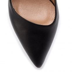 R.Polański Chaussures Basses Talons Aiguilles R.POLAŃSKI - 0760/A Czarny Lico Noir -R.Polański Soldes Magasin 0000201116852 06 pl