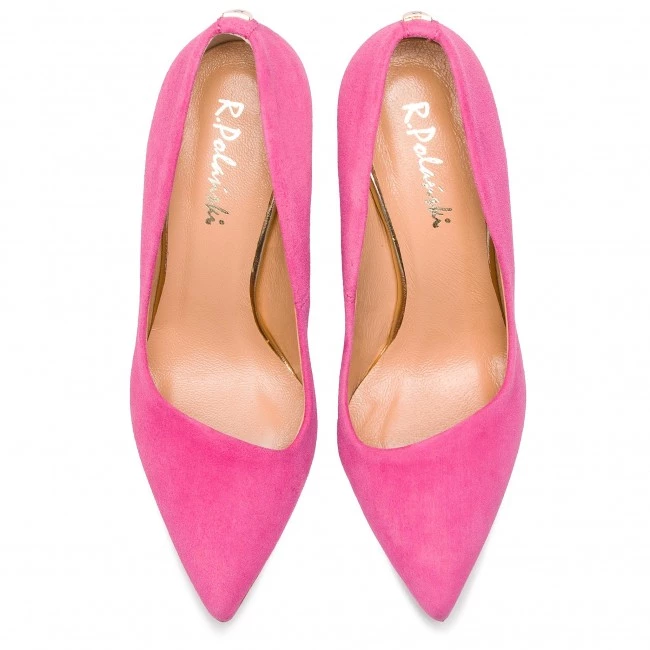 R.Polański Chaussures Basses Talons Aiguilles R.POLAŃSKI - 0982 Magnolia Zamsz Rose 5 R.Polański Chaussures Basses Talons Aiguilles R.POLAŃSKI - 0982 Magnolia Zamsz Rose – Image 5