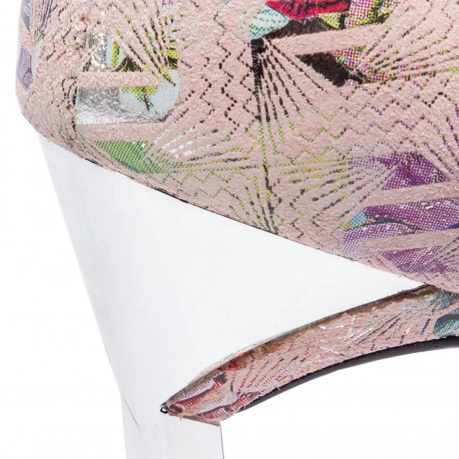 R.Polański Chaussures Basses Talons Aiguilles R.POLAŃSKI - 0808 Bolt Różowy Multicolore, Rose 6 R.Polański Chaussures Basses Talons Aiguilles R.POLAŃSKI - 0808 Bolt Różowy Multicolore, Rose – Image 6