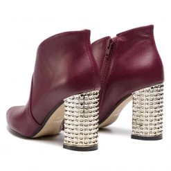 R.Polański Bottes Et Autres Bottines R.POLAŃSKI - 0975 Bordo Lico Bordeaux -R.Polański Soldes Magasin 0000201161999 03 kb