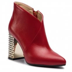 R.Polański Bottes Et Autres Bottines R.POLAŃSKI - 0975 Czerwony Lico Rouge