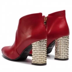 R.Polański Bottes Et Autres Bottines R.POLAŃSKI - 0975 Czerwony Lico Rouge -R.Polański Soldes Magasin 0000201165614 03 gh