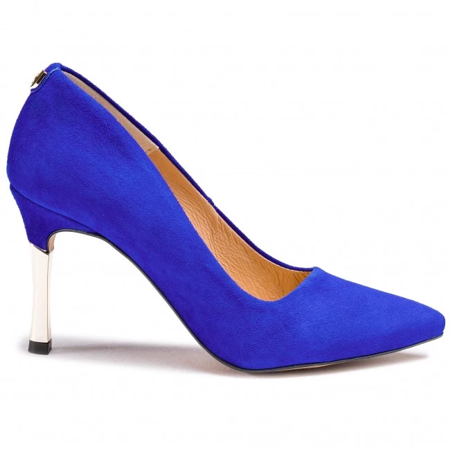 R.Polański Chaussures Basses Talons Aiguilles R.POLAŃSKI - 0982 Chaber Zamsz Bleu Marine 2 R.Polański Chaussures Basses Talons Aiguilles R.POLAŃSKI - 0982 Chaber Zamsz Bleu Marine – Image 2